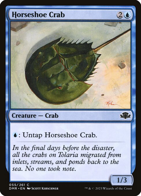 Horseshoe Crab card art