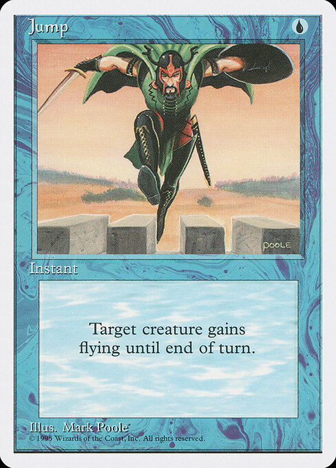 Jump card art