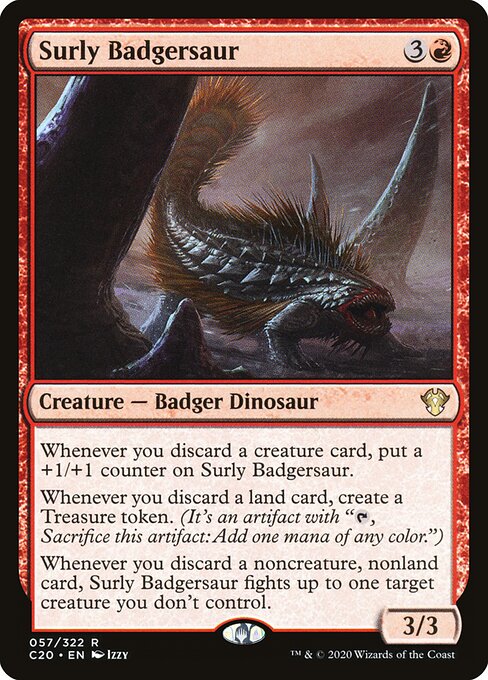 Surly Badgersaur card art