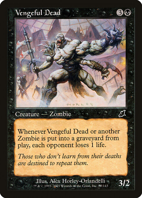Vengeful Dead card art