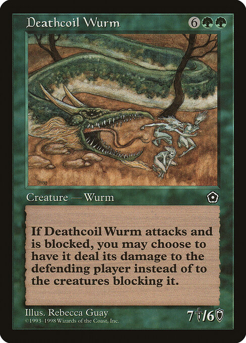 Deathcoil Wurm card art
