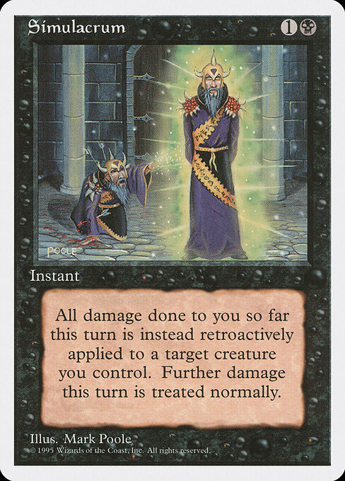 Simulacrum card art