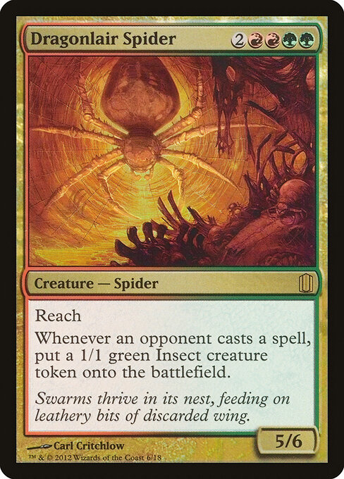 Dragonlair Spider card art