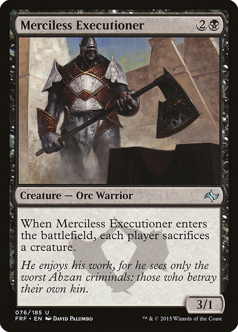 Merciless Executioner card art