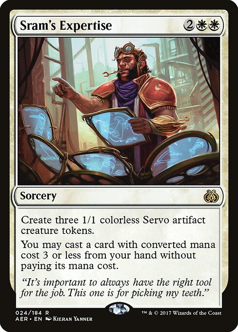 Sram's Expertise card art