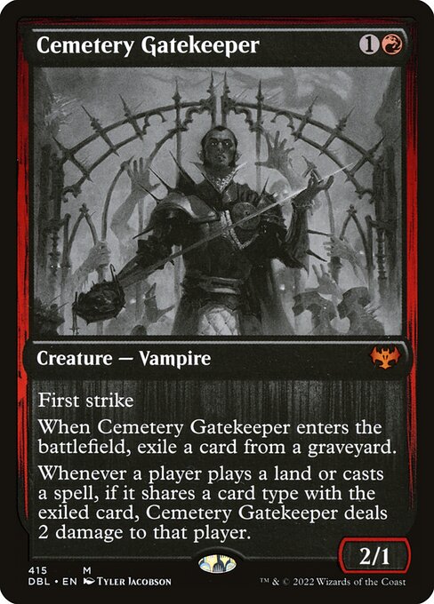 Cemetery Gatekeeper card art