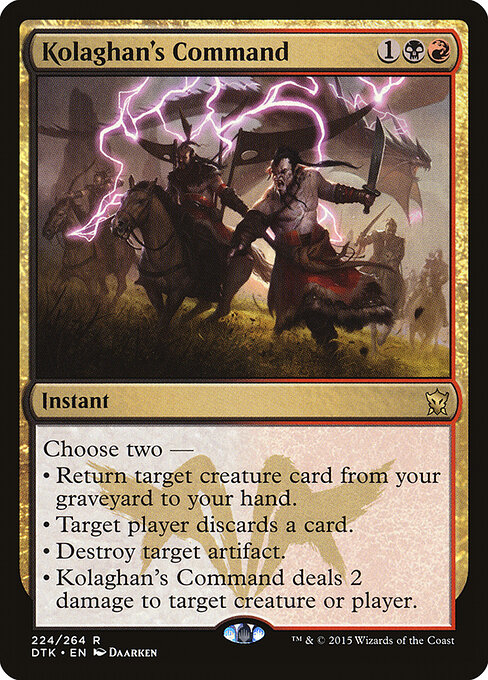 Kolaghan's Command card art