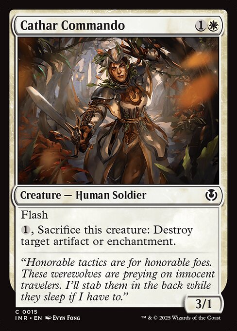 Cathar Commando card art