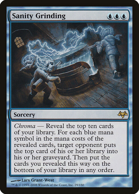 Sanity Grinding card art