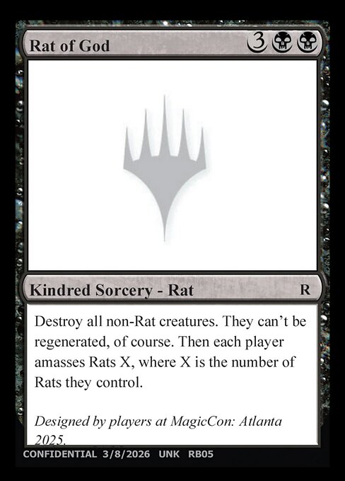 Rat of God card art