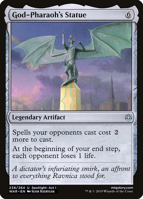 God-Pharaoh's Statue card art