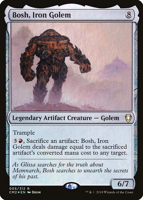 Bosh, Iron Golem card art