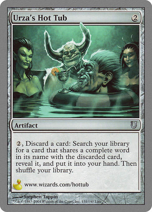 Urza's Hot Tub card art