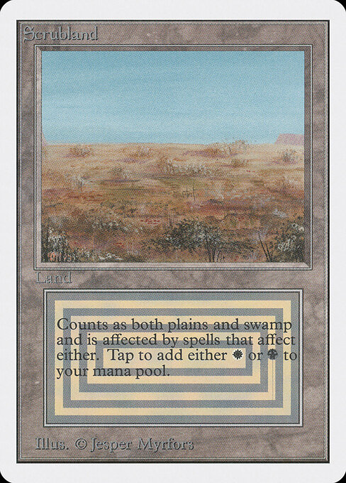 Scrubland card art