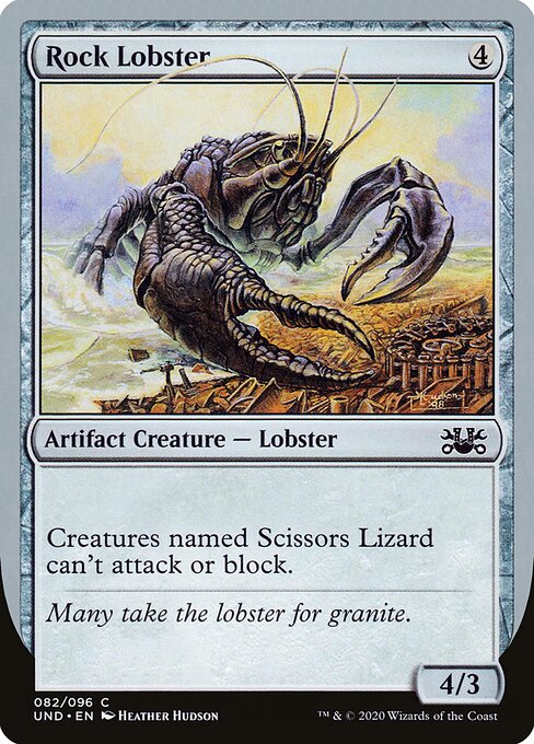 Rock Lobster card art