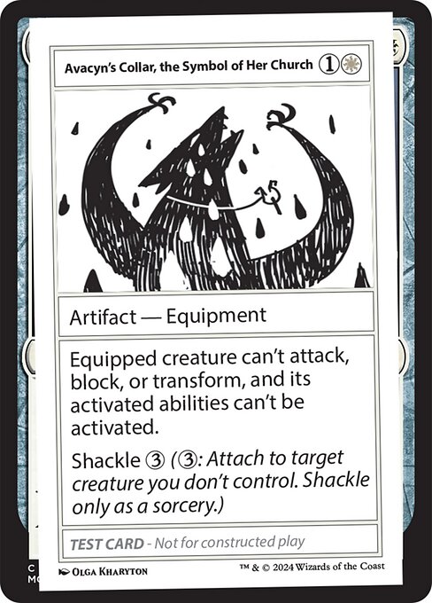 Avacyn's Collar, the Symbol of Her Church card art