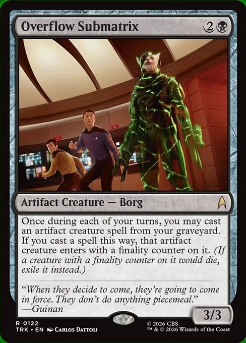 Overflow Submatrix card art
