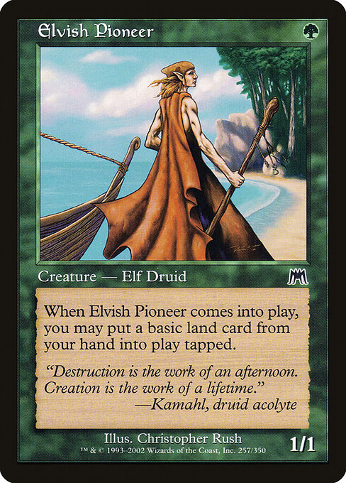 Elvish Pioneer card art
