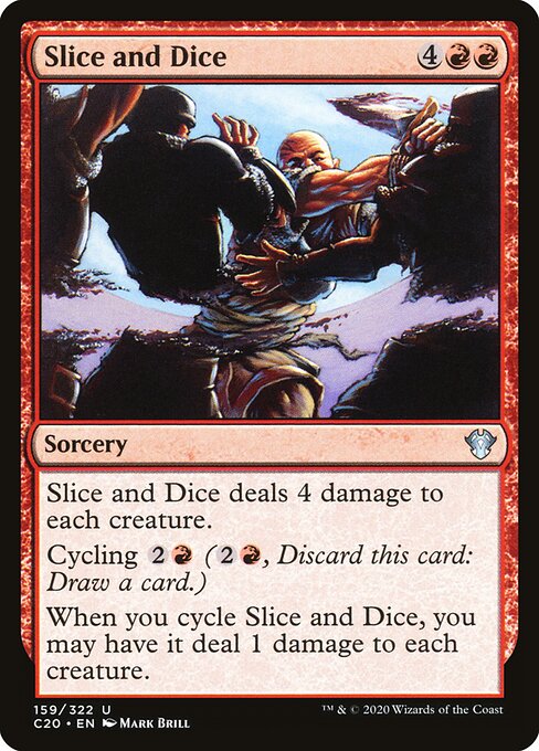 Slice and Dice card art