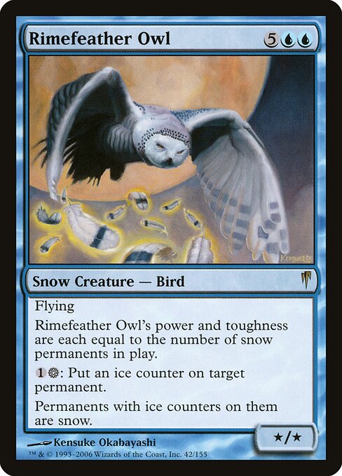 Rimefeather Owl card art