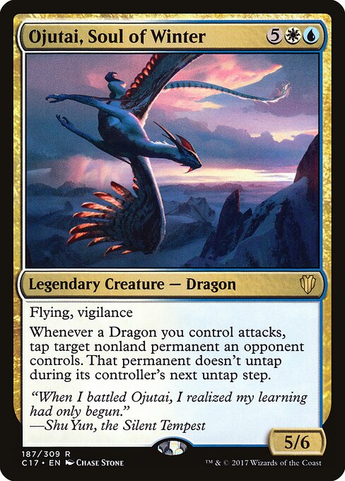 Ojutai, Soul of Winter card art