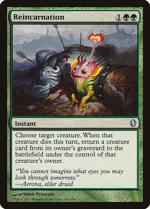 Reincarnation card art