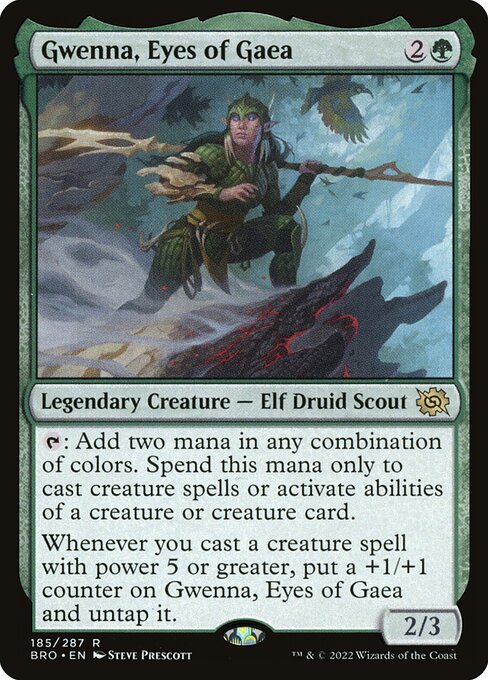 Gwenna, Eyes of Gaea card art