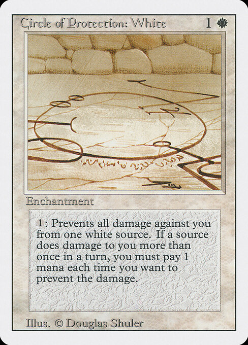 Circle of Protection: White card art
