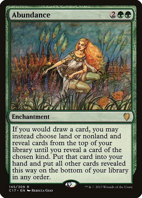 Abundance card art