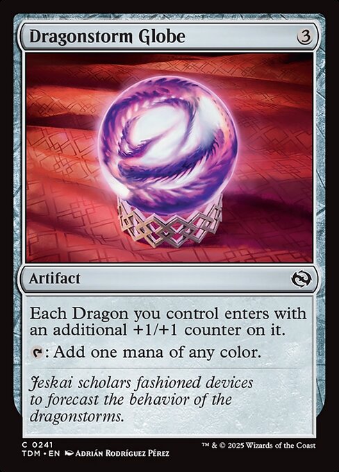 Dragonstorm Globe card art