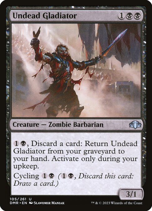 Undead Gladiator card art