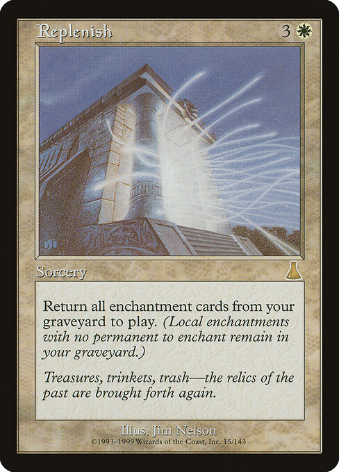 Replenish card art
