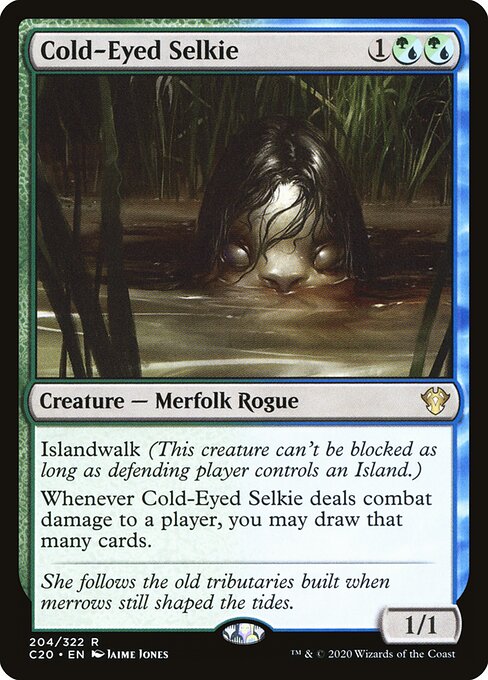 Cold-Eyed Selkie card art