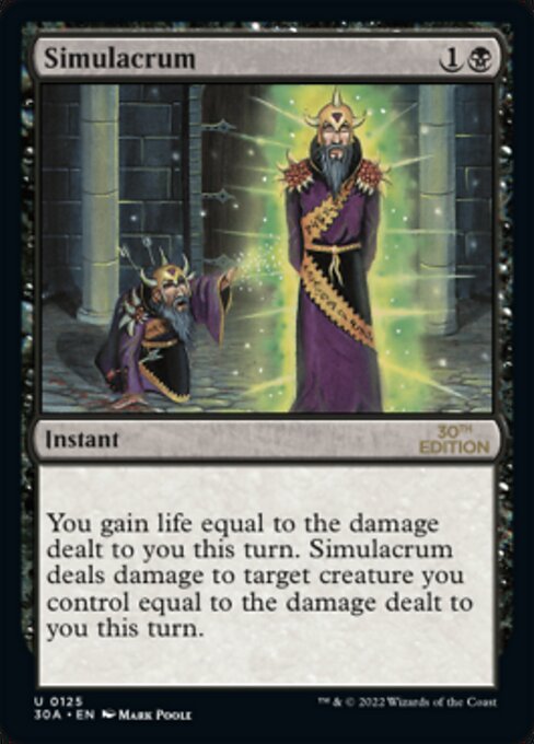 Simulacrum card art