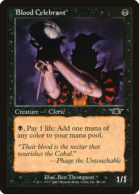 Blood Celebrant card art