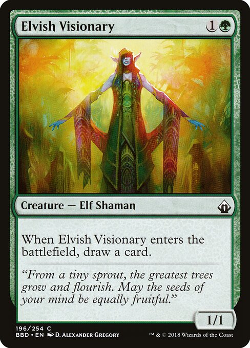 Elvish Visionary card art