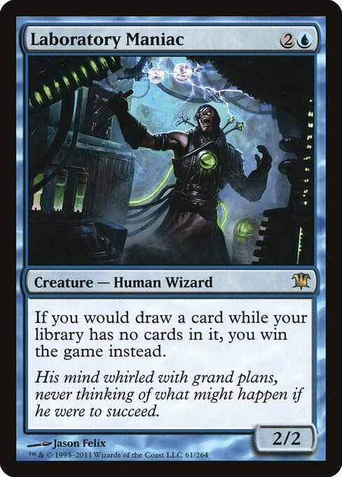 Laboratory Maniac card art