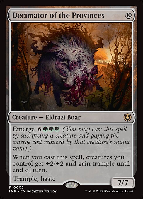 Decimator of the Provinces card art