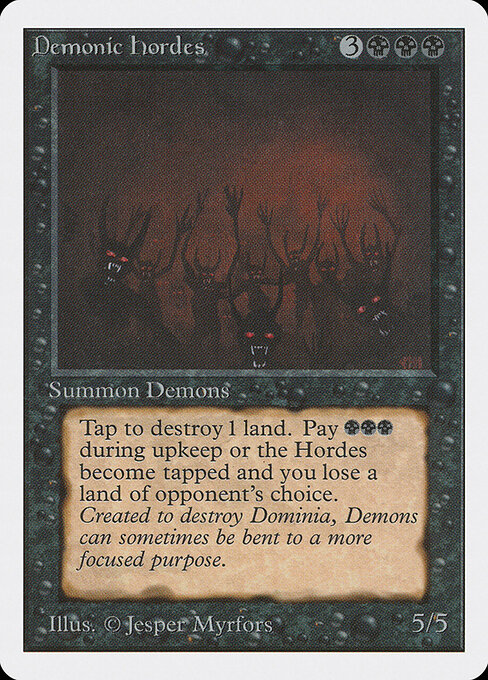 Demonic Hordes card art