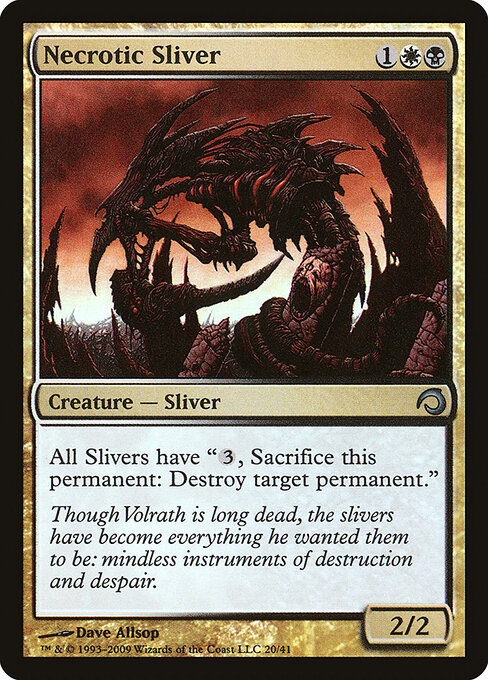 Necrotic Sliver card art
