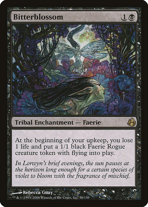 Bitterblossom card art