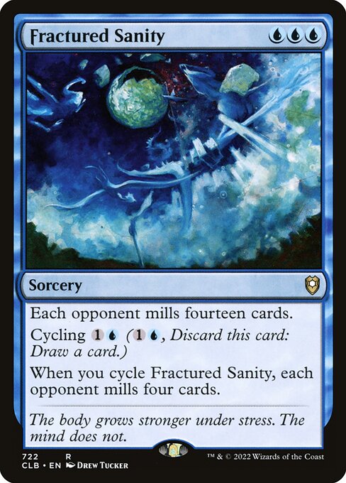 Fractured Sanity card art
