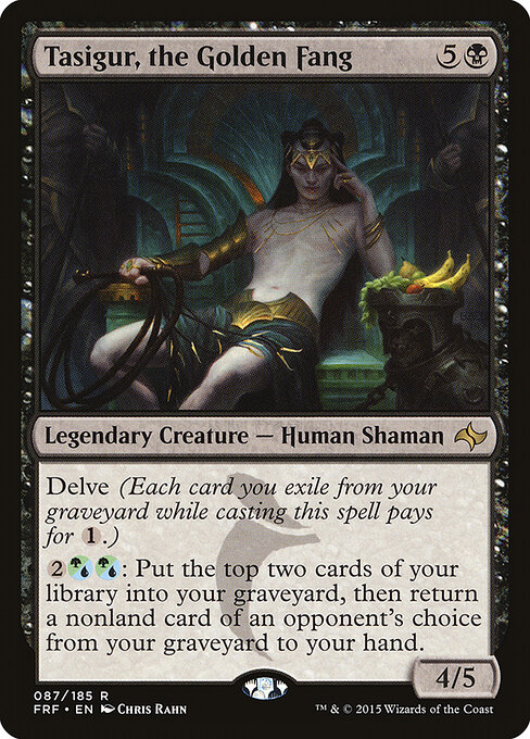Tasigur, the Golden Fang card art