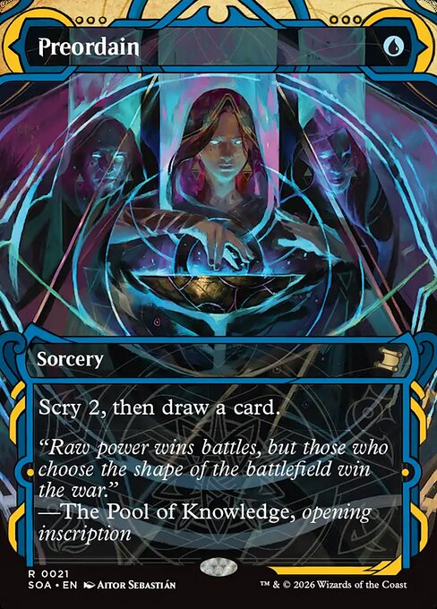 Preordain card art