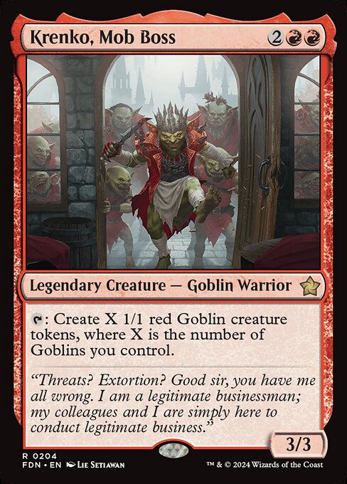 Krenko, Mob Boss card art