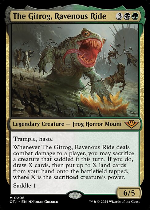 The Gitrog, Ravenous Ride card art