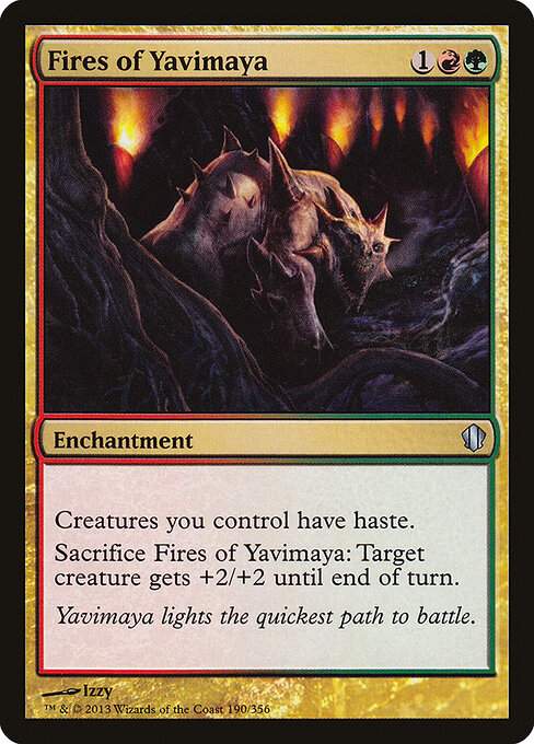 Fires of Yavimaya card art