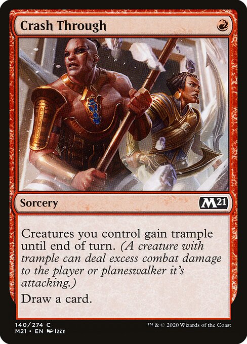 Crash Through card art