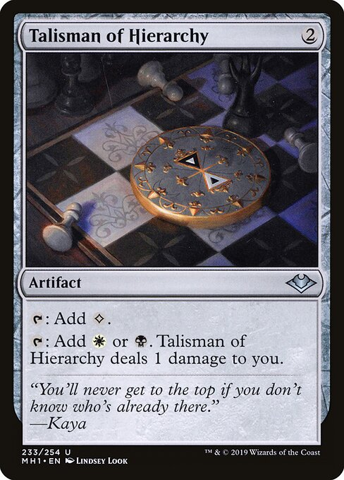 Talisman of Hierarchy card art