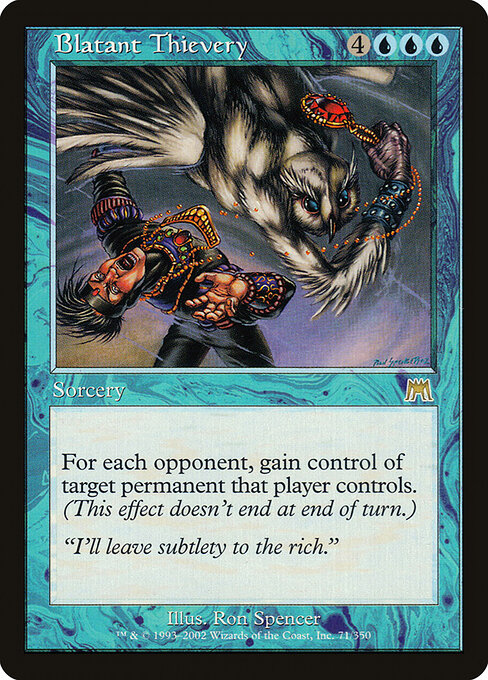 Blatant Thievery card art
